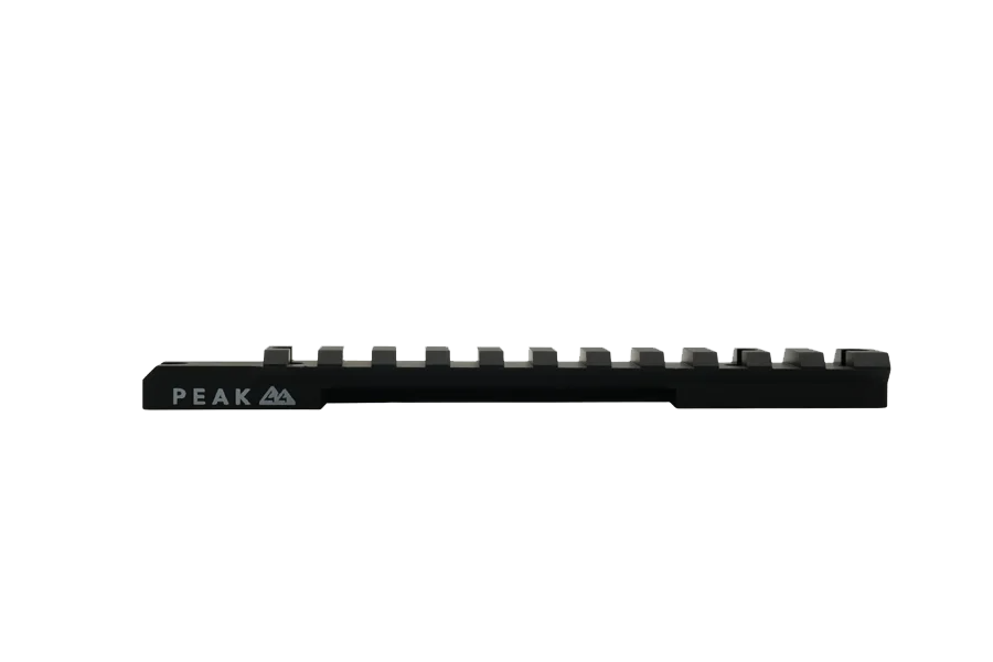 Weatherby J010003 Picatinny Rail Matte Black Aluminum - Model 307 Long Action - 20 MOA
