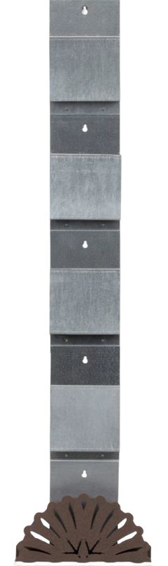 Allen 7258 Turkey Fan & Beard Display Mount 5-Stack with Mounting Hardware