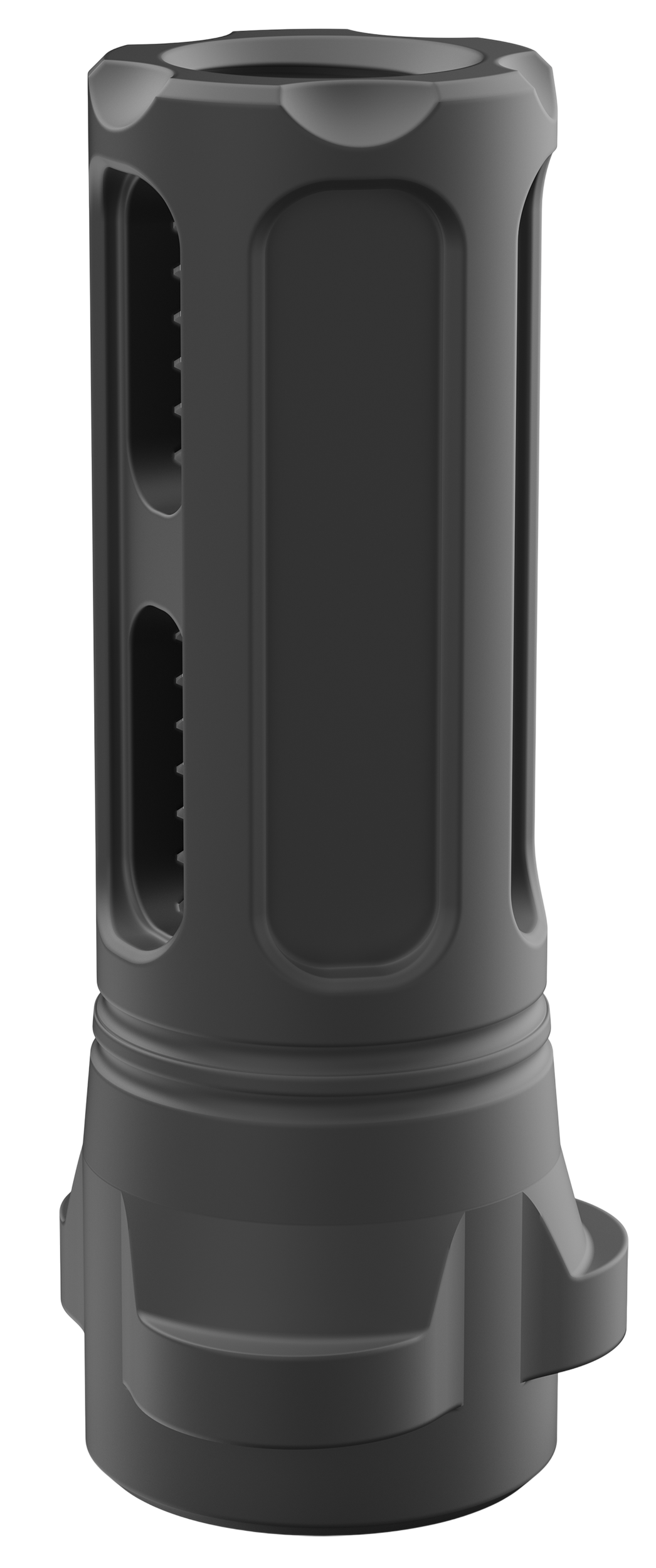 Breek Arms Sentinel Caged 9mm 5/8x24 Steel Flash Hider - Black Nitride