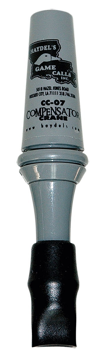 Haydels CC07 Compensator Sandhill Crane Single Reed Open Call - Gray Plastic