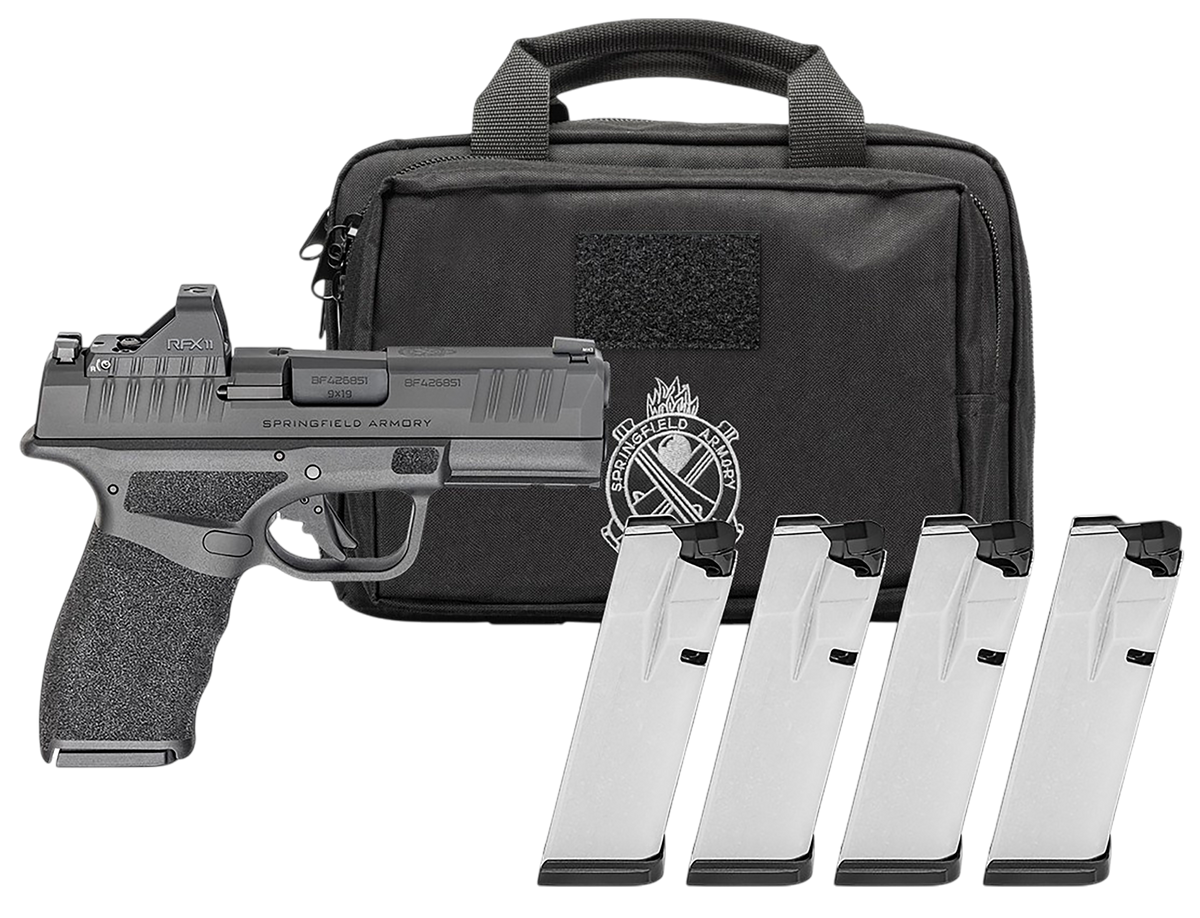 Springfield Armory Hellcat Pro OSP 9mm Luger 3.7" 10+1 Semi-Auto Pistol - California Compliant Gear Pac