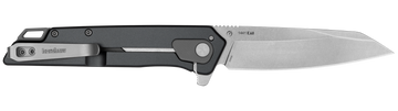 Kershaw Misdirect XL 3.37" Folding Reverse Tanto Plain 4Cr14 Stonewashed - Gray Stainless Steel