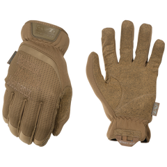 Mechanix Wear FastFit Coyote Small Synthetic Leather Touchscreen Gloves