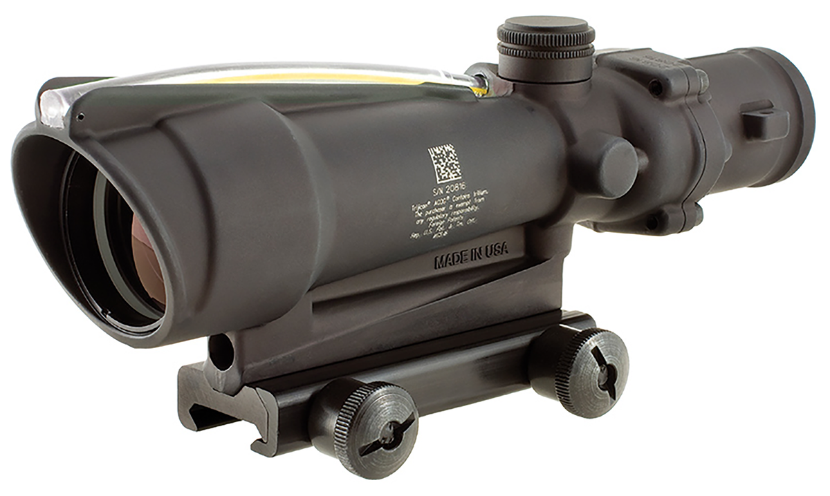 Trijicon ACOG 3.5x35mm .308/7.62 BDC Illuminated Amber Chevron Riflescope - Matte Black