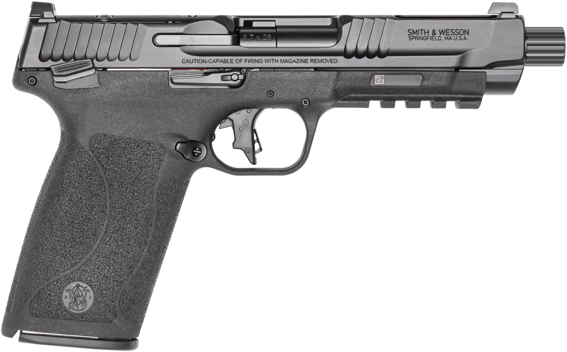 Smith & Wesson M&P 5.7 5.7x28mm 5" 22+1 Semi-Auto Pistol - Optic Ready - Black