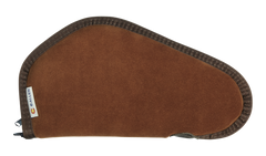 Heritage Cases 8611 Handgun Case 11" Brown Suede w/Black Trim - Lockable