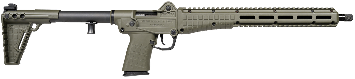 Kel-Tec SUB2000 Gen3 5.7x28mm 16.15" 20+1 Semi-Auto Rifle - Green