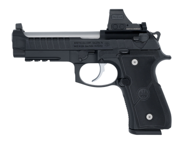 Langdon Tactical Tech Beretta 92 Elite 9mm Luger 4.70" 18+1 DA/SA Semi-Auto Pistol - Inox Slide/Black Anodized Frame