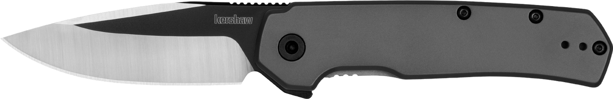 Kershaw Thermal 1411 2.95" Folding Drop Point Plain 8Cr13MoV Gray PVD SS Handle