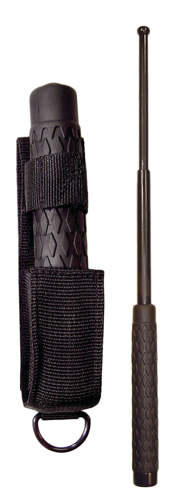 PSP NS21R Expandable Baton 21" Steel Black Rubber Handle w/ Sheath