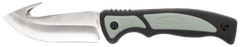 Old Timer Trail Boss 3.70" Gut Hook Fixed Blade Plain Stainless Steel - Includes Sheath