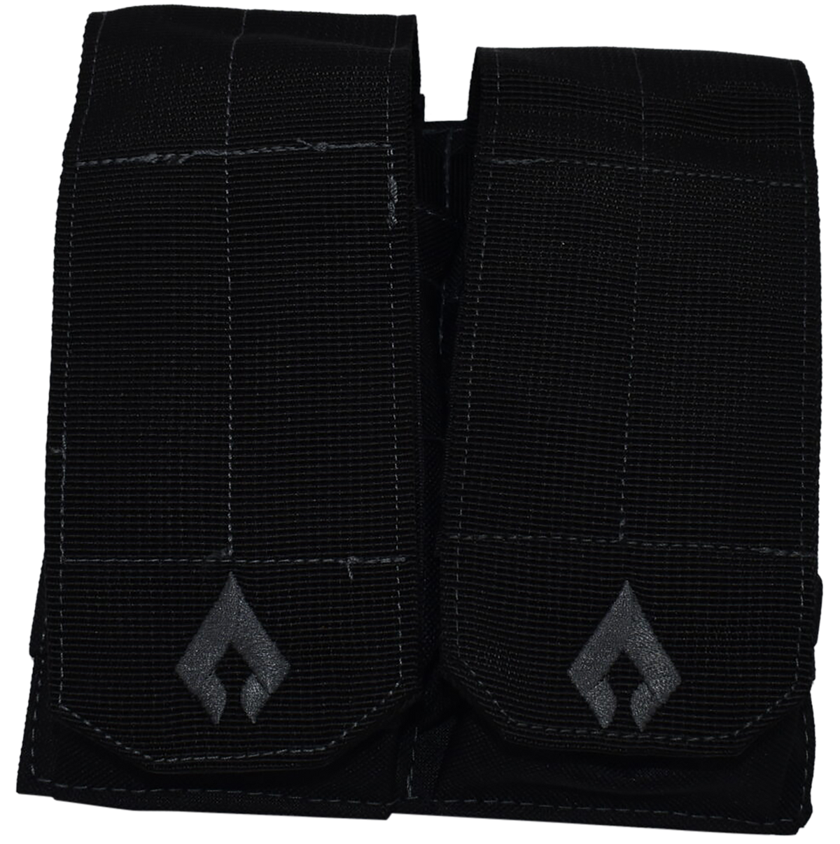 Advance Warrior Solutions Double Mag Pouch Open Top MOLLE Black