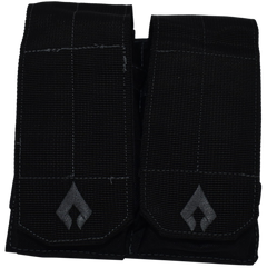Advance Warrior Solutions Double Mag Pouch Open Top MOLLE Black