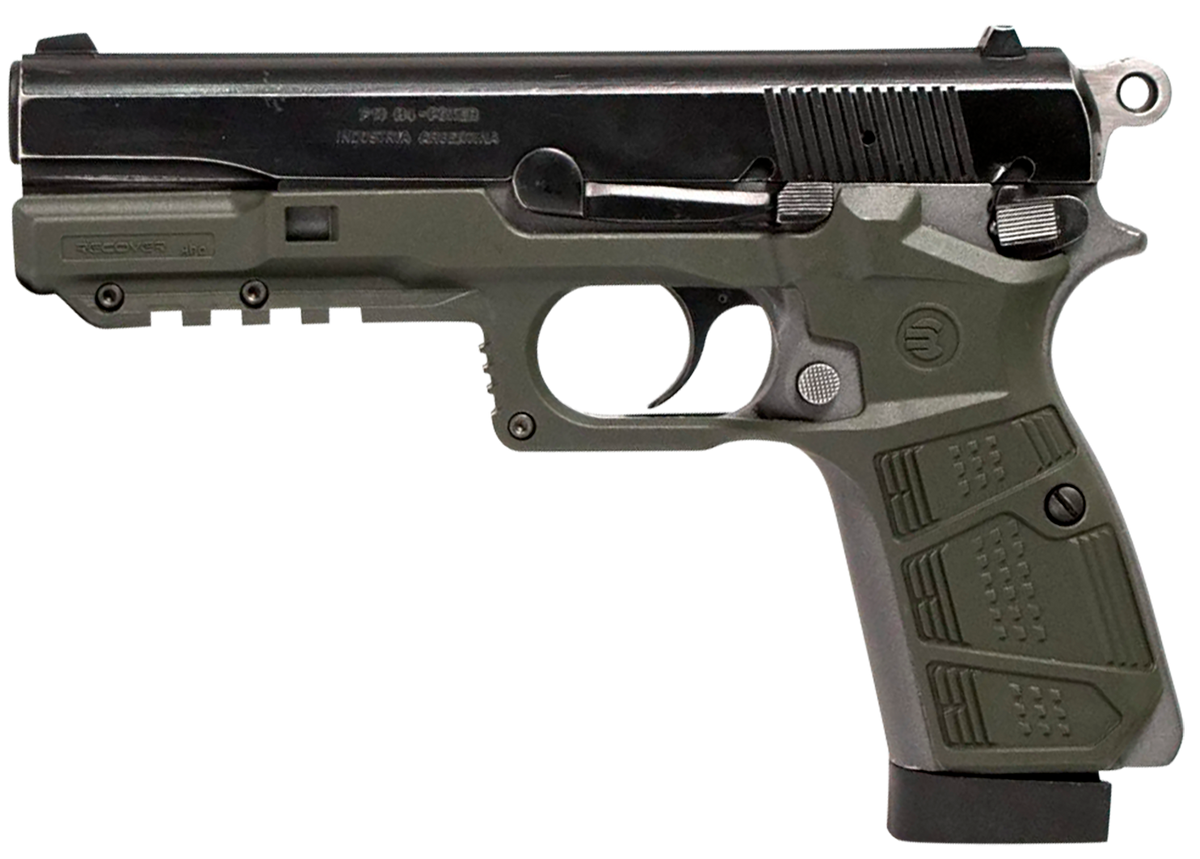 Recover Innovations HPC-03 Grip & Rail System OD Green Polymer Picatinny for Browning Hi-Power