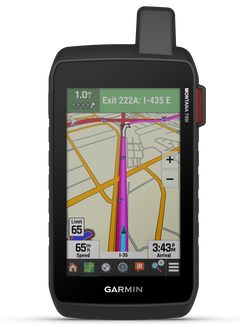 Garmin Montana 750i Handheld GPS Navigator 5" Touchscreen inReach 16GB Black