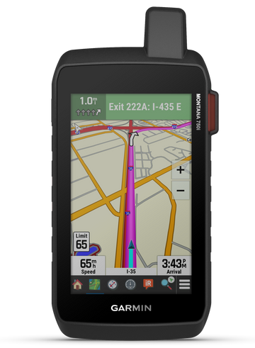 Garmin Montana 750i Handheld GPS Navigator 5" Touchscreen inReach 16GB Black
