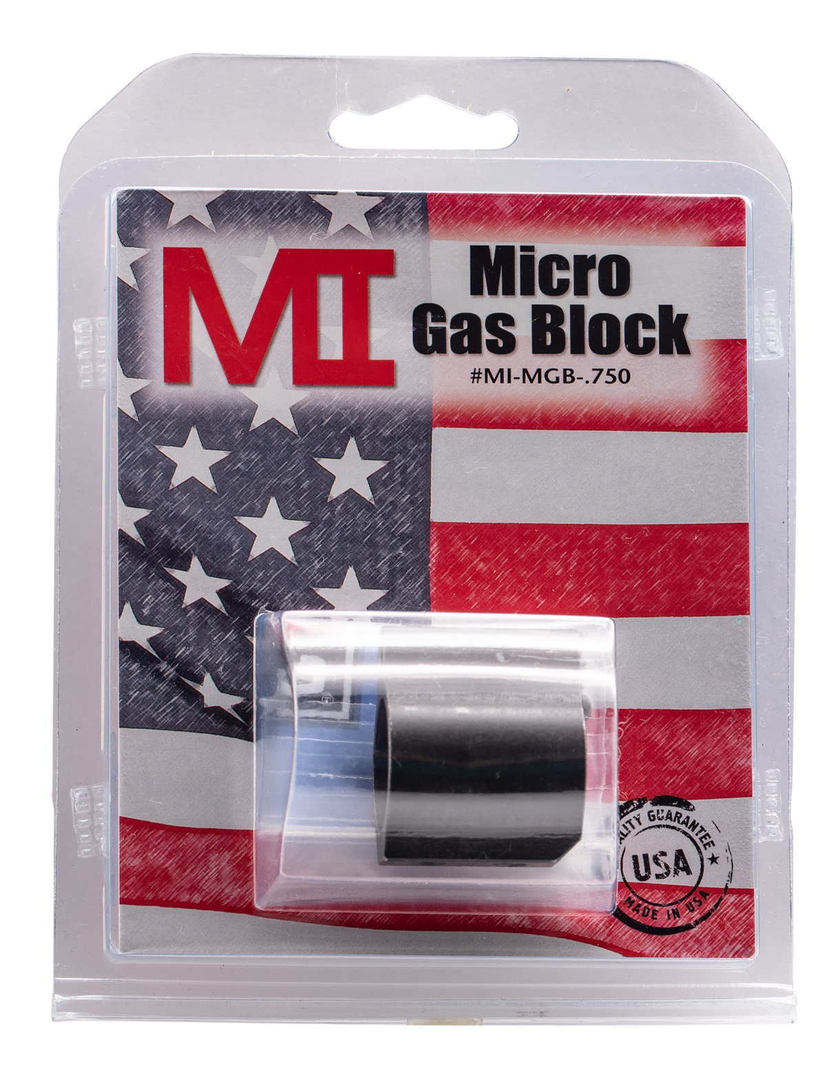 Midwest Industries Micro Gas Block .750" 4140 Steel - Black