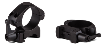 Konus 7407 Steel Rings 1" Quick Release Medium 0 MOA - Matte Black