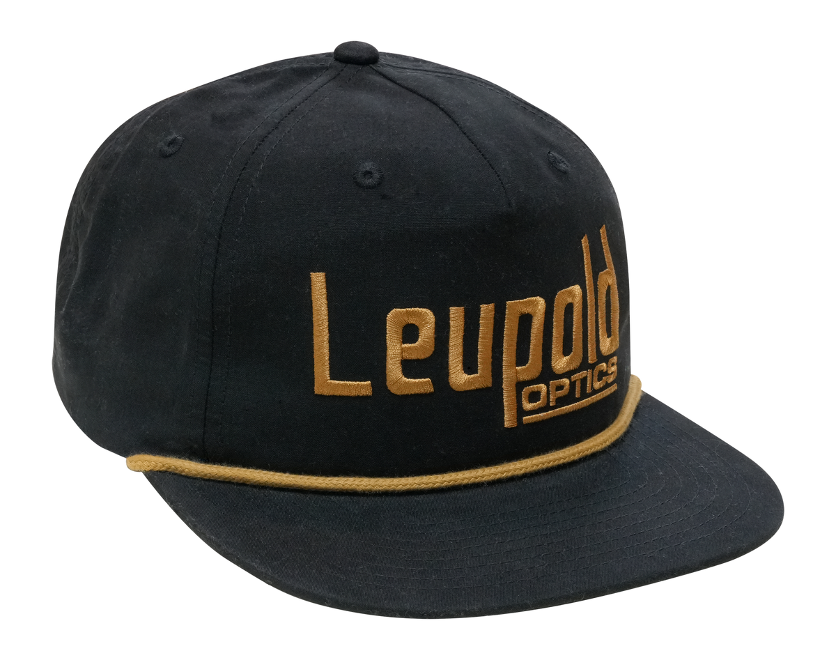 Leupold Retro Roper Black Snapback Hat