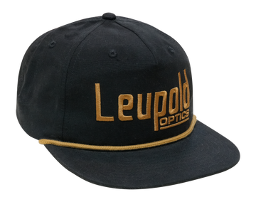 Leupold Retro Roper Black Snapback Hat