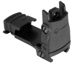 Mission First Tactical BUPSWR Flip Up Rear Sight Black - AR-15