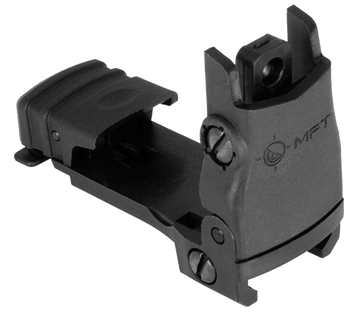 Mission First Tactical BUPSWR Flip Up Rear Sight Black - AR-15
