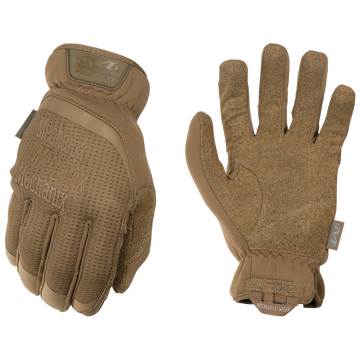 Mechanix Wear FastFit Coyote Medium Synthetic Leather Touchscreen Tactical Gloves