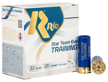 Rio Ammunition Star Team EVO 12 Gauge 2.75" 1-1/8 oz #8 Shot - Box or Case