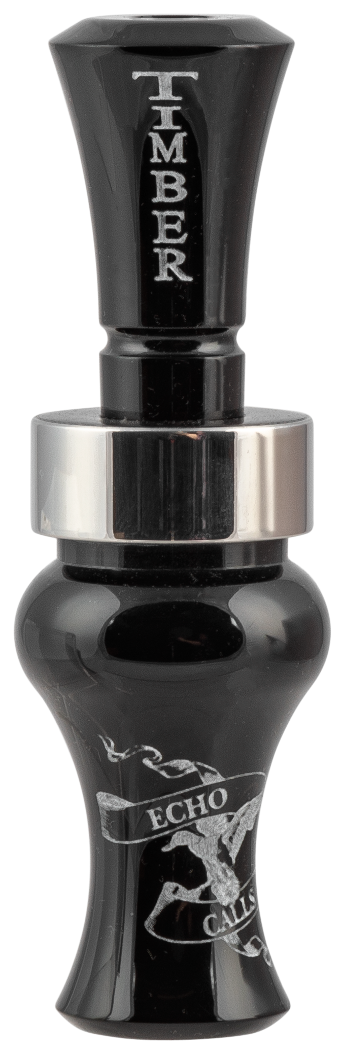 Echo Calls Timber Single Reed Black Acrylic Duck Call