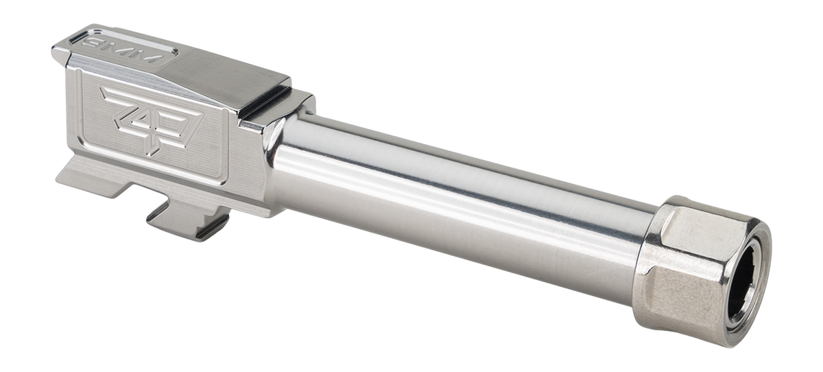 Zaffiri Precision BA-G43-TH-SS 9mm Luger Threaded Barrel - Fits Glock 43/43X - Stainless