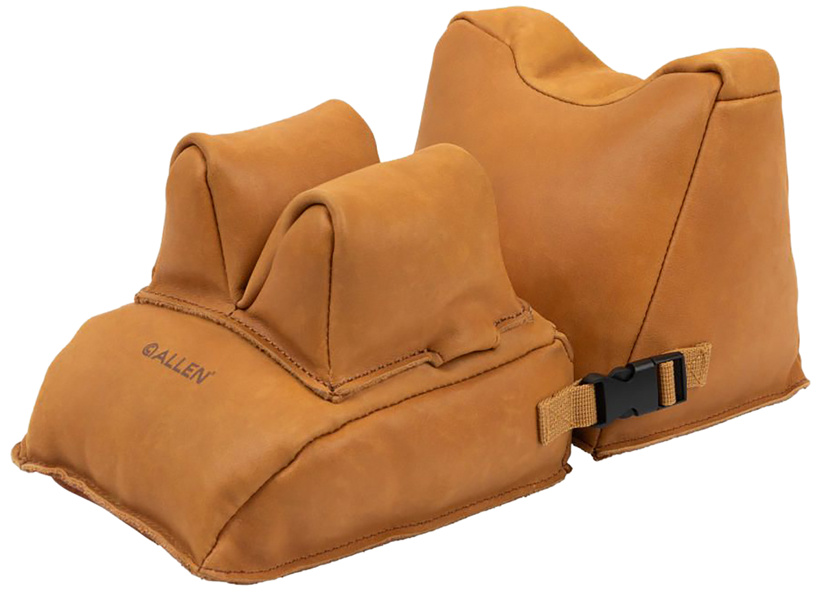 Allen 15125 Longmont Leather Filled Front & Rear Shooting Rest - Light Brown