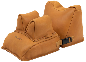 Allen 15125 Longmont Leather Filled Front & Rear Shooting Rest - Light Brown