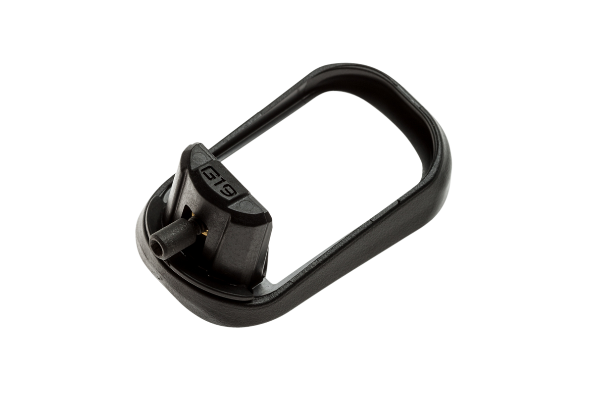 Reptilia BlackHole Mag Well Compatible w/Glock 19/23 Gen3-4 & PF940C Black Polymer