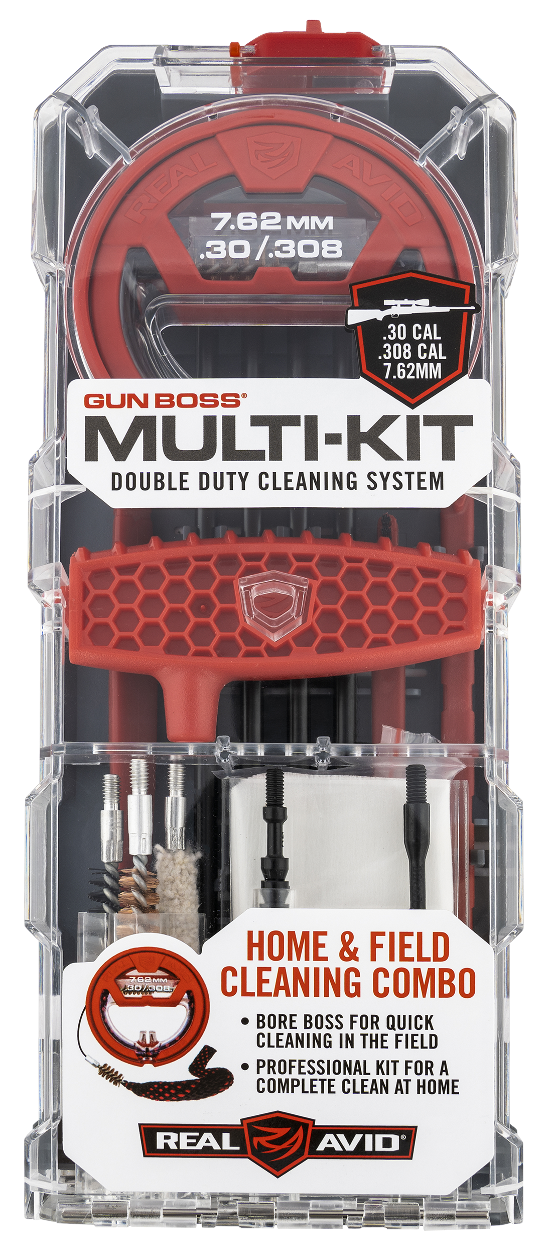 Real Avid Gun Boss Multi-Kit 7.62mm/.30 Cal/.308 Rifle Cleaning Kit