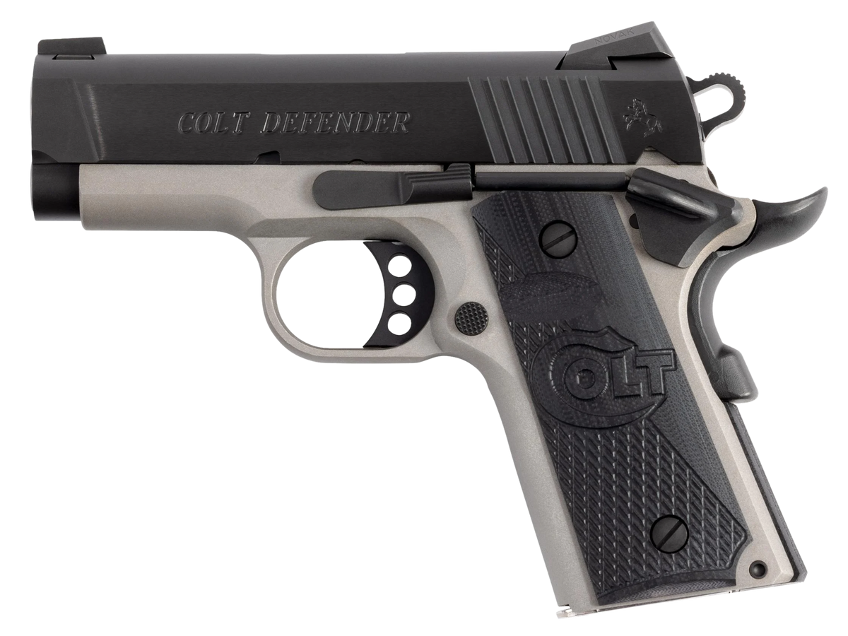 Colt Mfg Defender 45 ACP 3" 7+1 SAO Pistol - Two-Tone