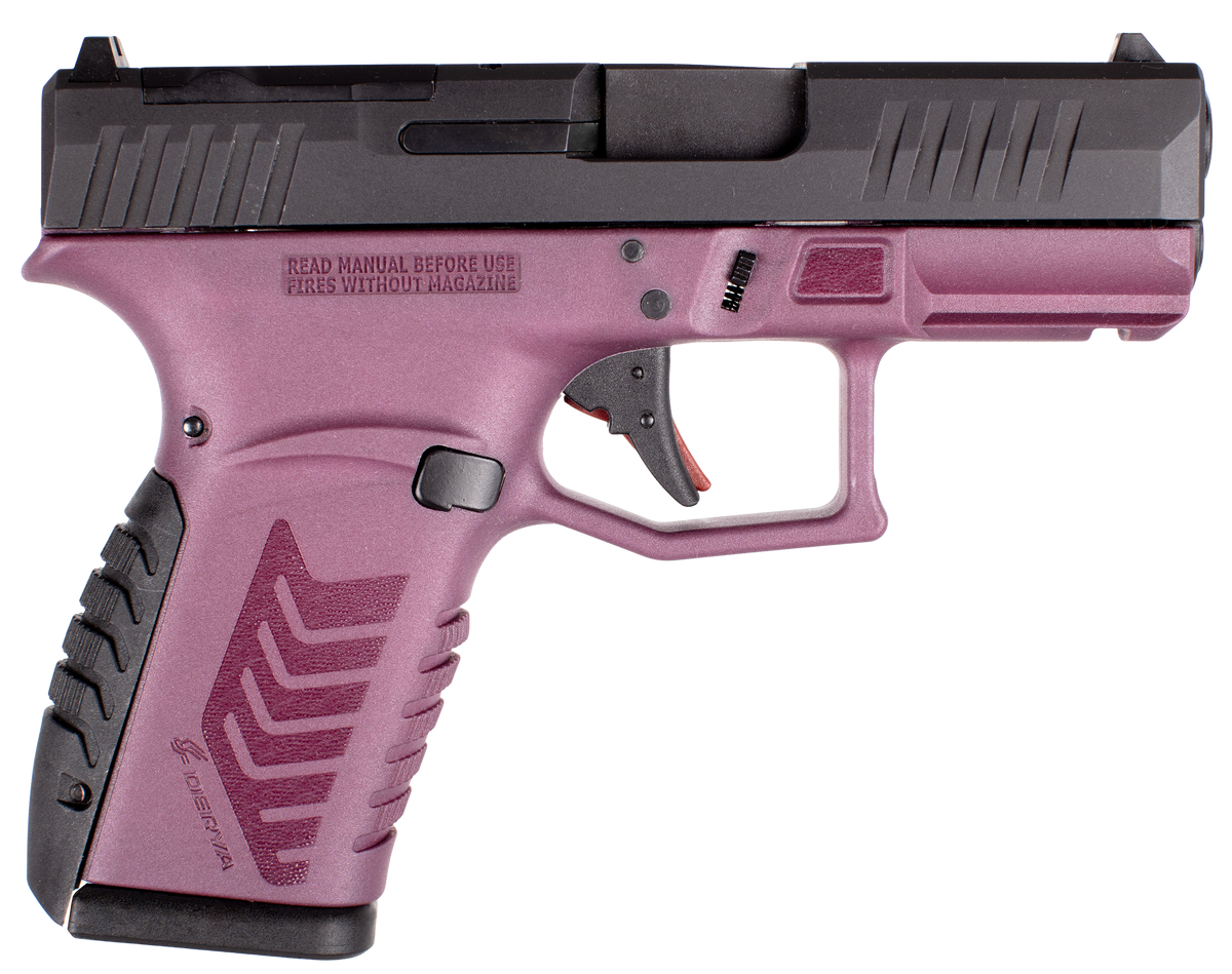 Derya Firearms DY9Z 9mm Luger 3.5" 15+1 Striker-Fired Pistol - Black Cherry
