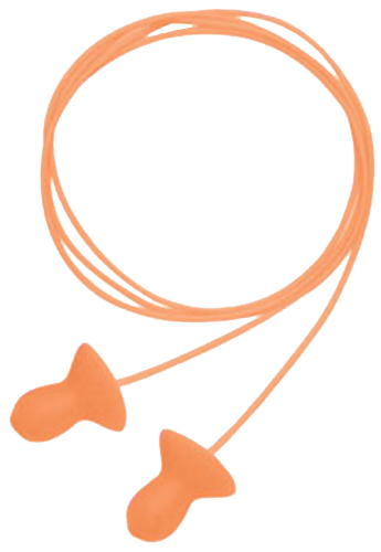 Howard Leight R01522 Quiet Corded Foam Ear Plugs 26 dB Behind The Neck Orange 2 Pair