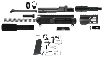 TacFire AR Pistol Build Kit 9mm Luger 4.5" Barrel Black