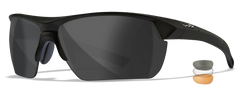 Wiley X Guard Advanced Safety Glasses Matte Black Frame 3-Lens Pack - Smoke Grey / Clear / Light Rust