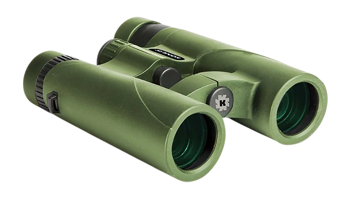 Konus Orient 12x32mm Center Focus Binoculars - Green Aluminum w/Rubber Armor