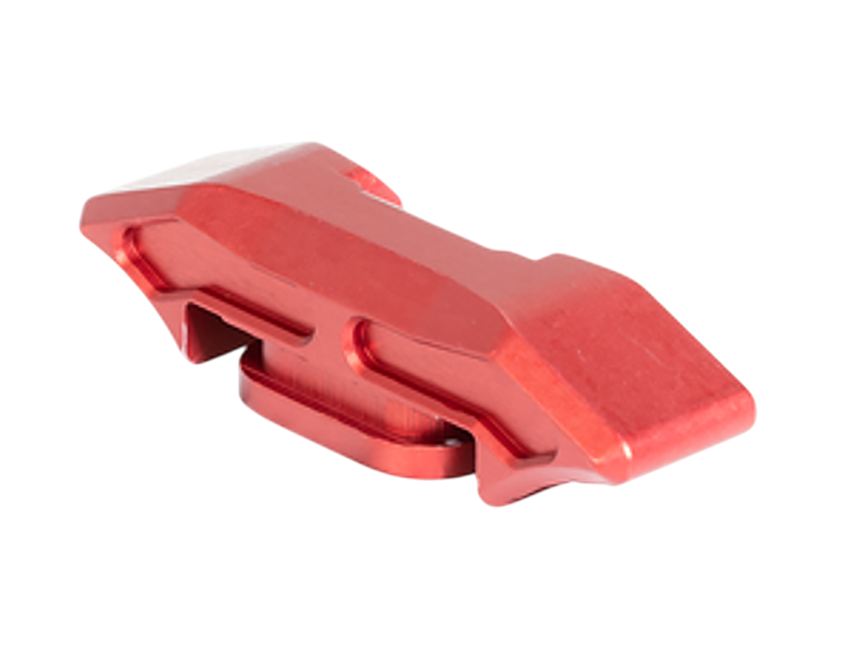 Timber Creek Outdoors GL43XCHR Glock 43X/48 Charging Handle Red Aluminum Ambidextrous