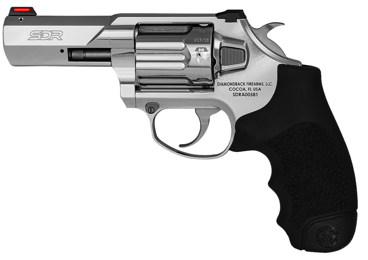 Diamondback SDR 357 Mag/38 Special +P 3" 6-Shot DA/SA Polished Stainless Revolver