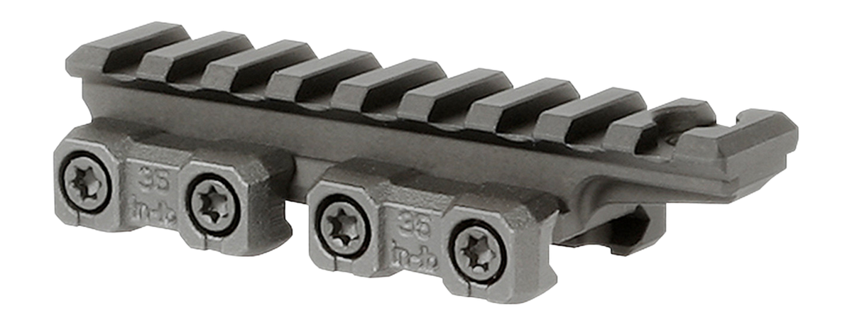 Midwest Industries MK2 1913 Riser 9-Slot Picatinny Rail Mount - .625" Rise - Black