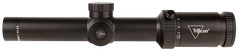 Trijicon Credo HX 1-6x24mm 30mm Tube Illuminated Green MOA Segmented Circle Riflescope - Satin Black
