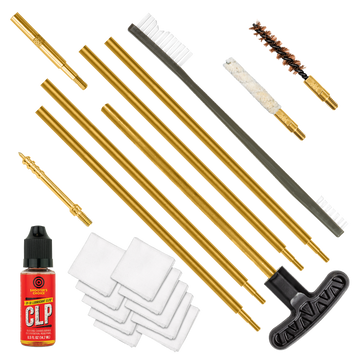 Otis FGSRS22 .22 Cal/.223/5.56mm Cleaning Kit - Yellow Plastic Box