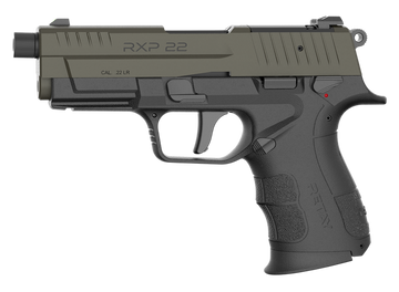 Retay USA RXP 22 LR 4" 13+1 DA/SA Semi-Auto Pistol - OD Green Slide/Black Frame
