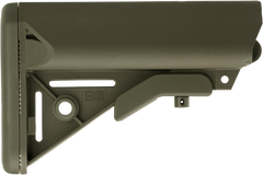 B5 Systems Enhanced SOPMOD AR-15/M4 OD Green Polymer Collapsible Stock
