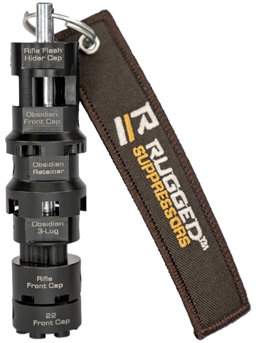 Rugged Suppressor RTK001 Totem 6-Piece Multi-Tool - Black Plastic