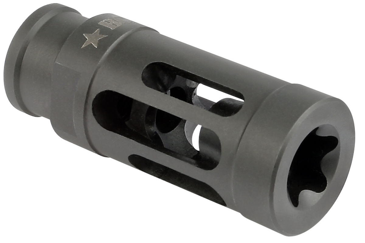 BCM BCMGunfighter Compensator Mod 1 7.62mm / 300 Blackout 5/8x24 Black Stainless Steel