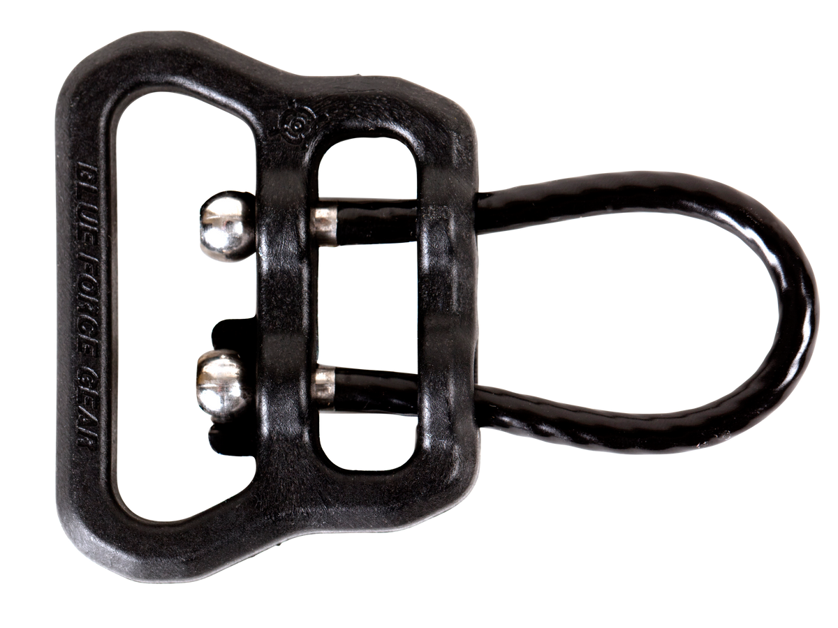 Blue Force Gear ULoop Quick-Detach Sling Swivel 1.25" Black Nylon/Stainless Steel